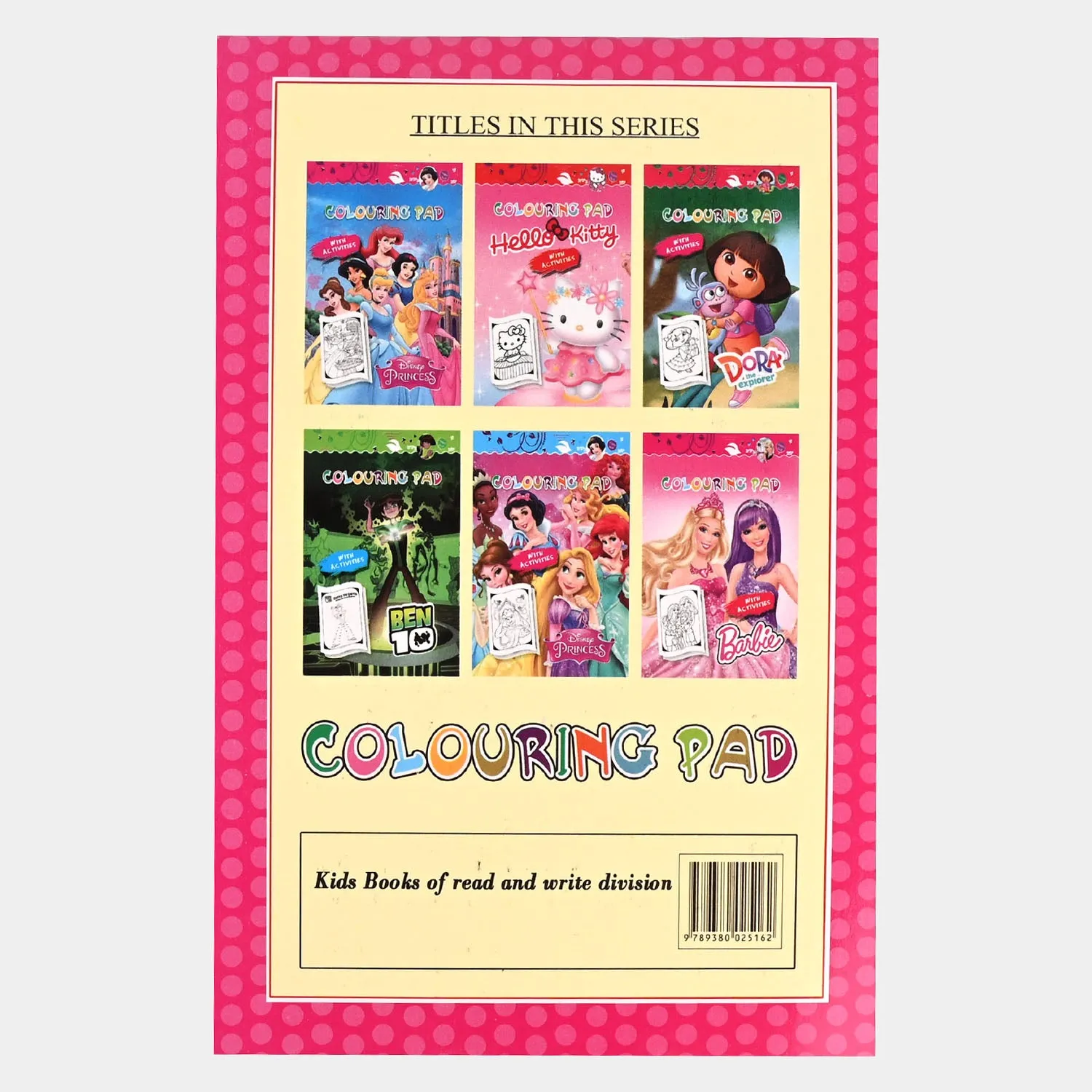 Activity Pack Character Book