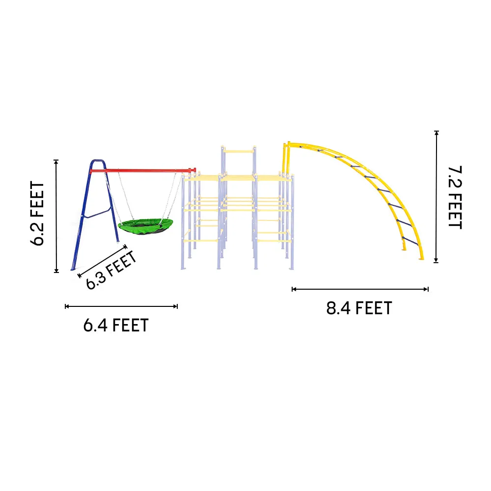 ActivPlay Saucer Swing and Arched Ladder Climber Accessory Modules