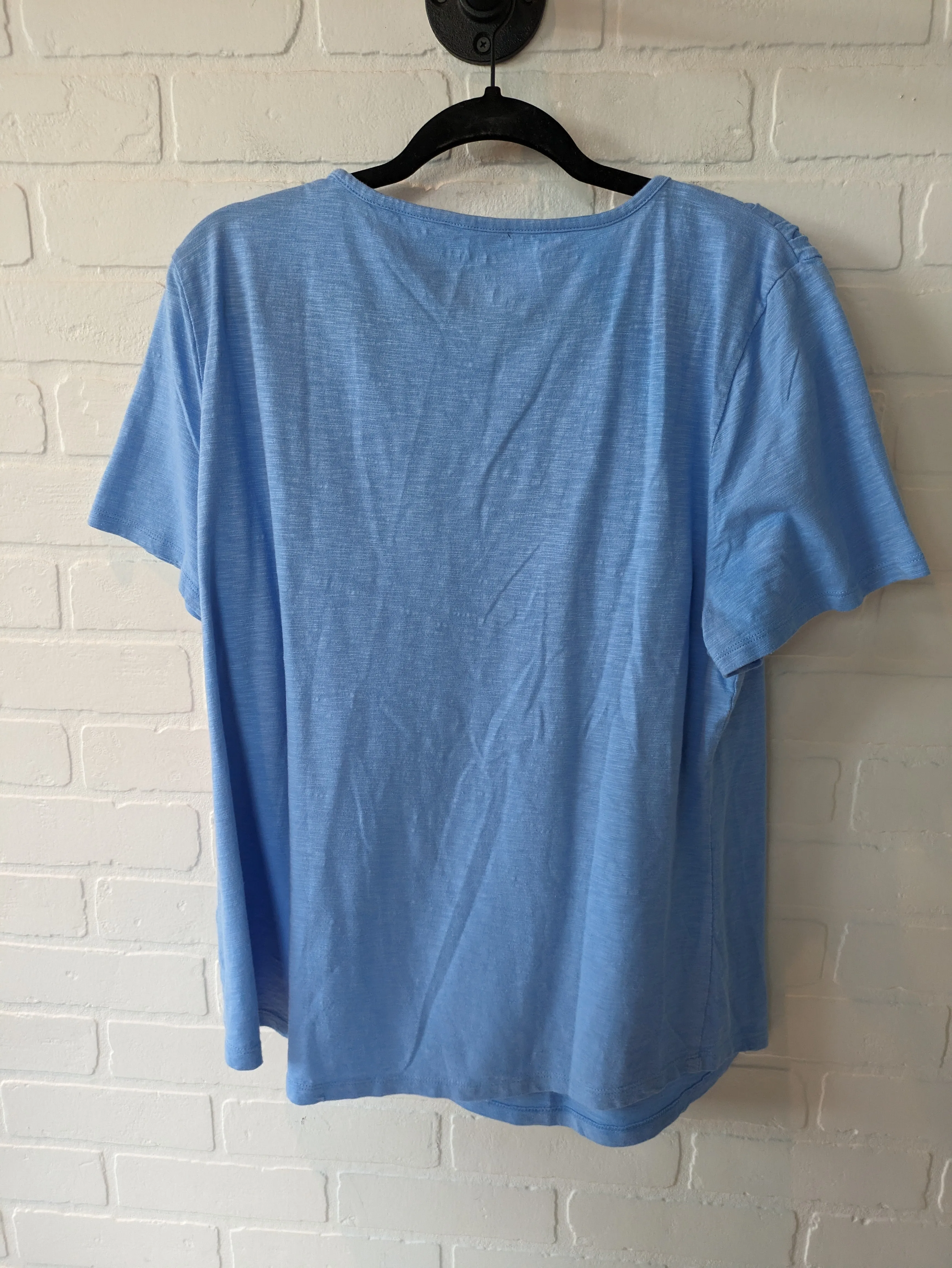 Baby Blue Top Short Sleeve Talbots, Size Xl