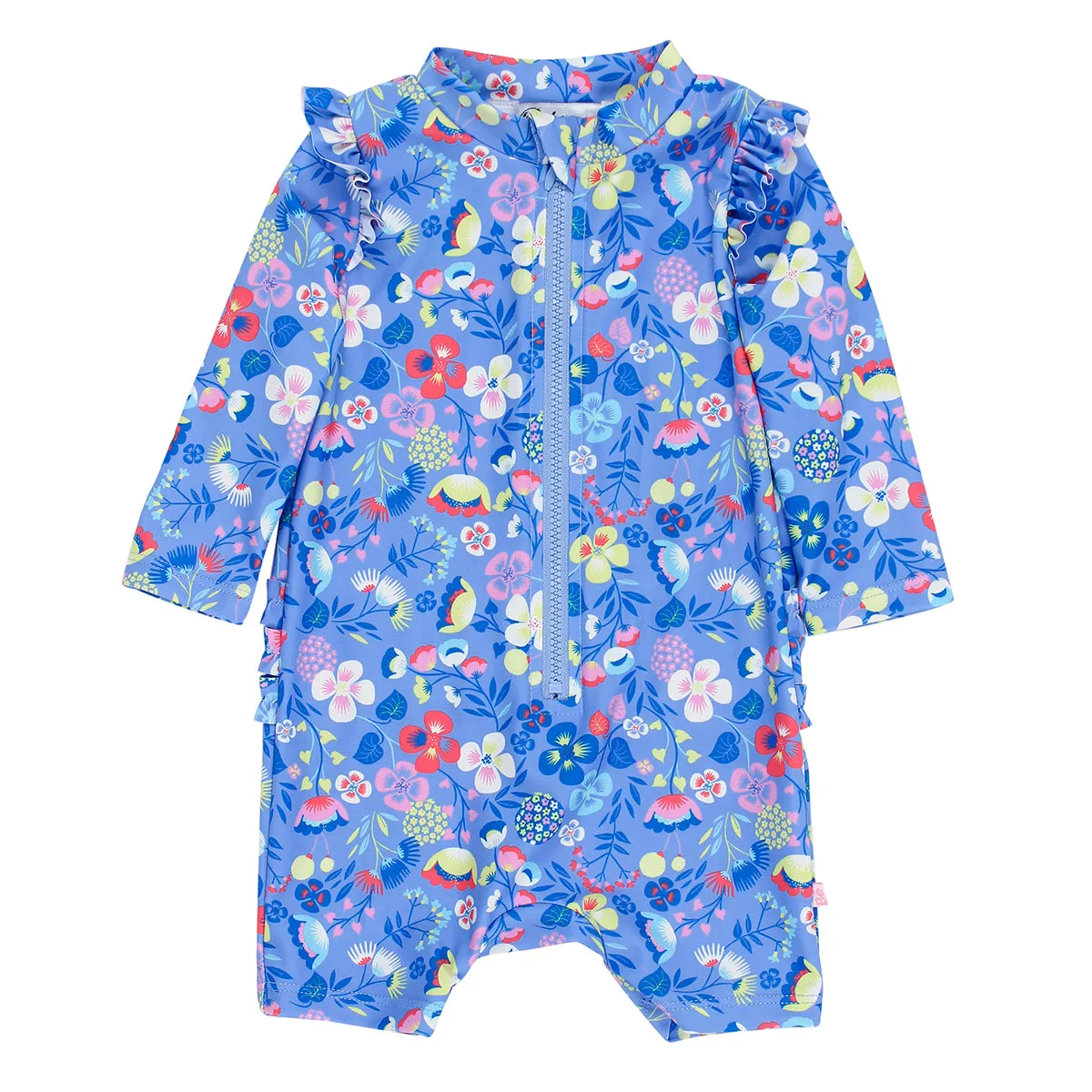 Bebe Emma L/S Sunsuit with Frills (Size 00-2)