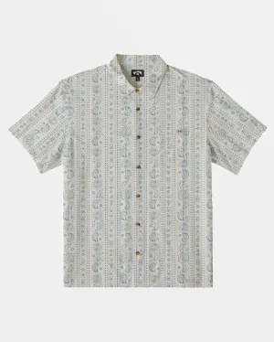 Billabong Sundays Jacquard Short Sleeve Shirt - TAUPE