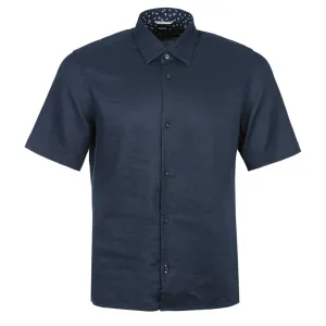 BOSS Lukka 24F SS Shirt in Navy