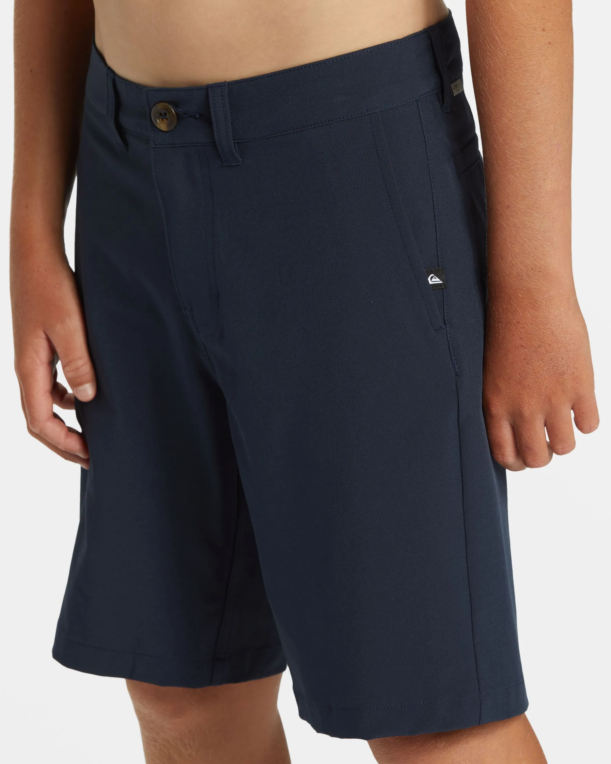 Boys 8-16 Union Amphibian 17" Hybrid Shorts - Dark Navy