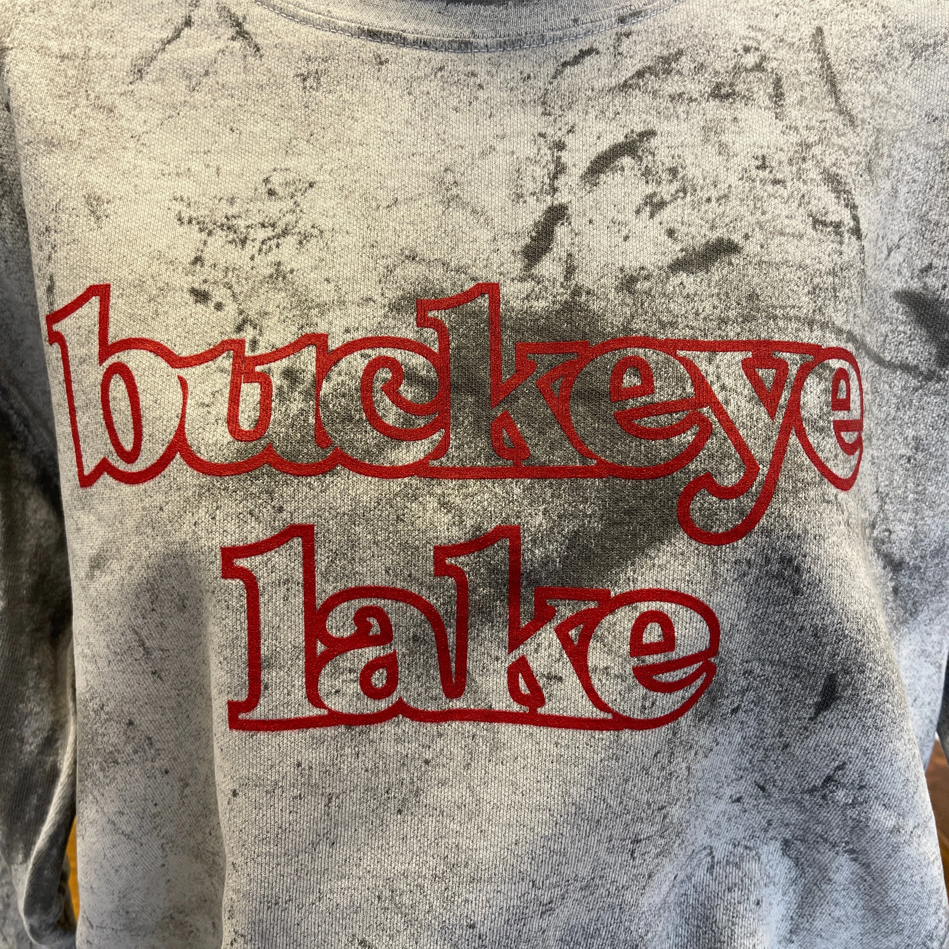 Buckeye Lake Hippie Font Sweatshirt