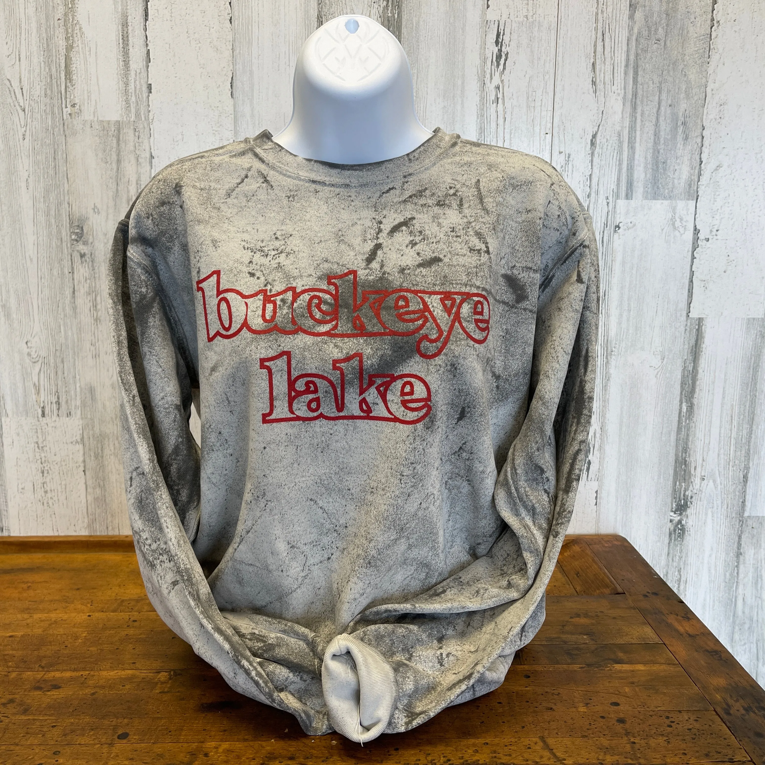 Buckeye Lake Hippie Font Sweatshirt