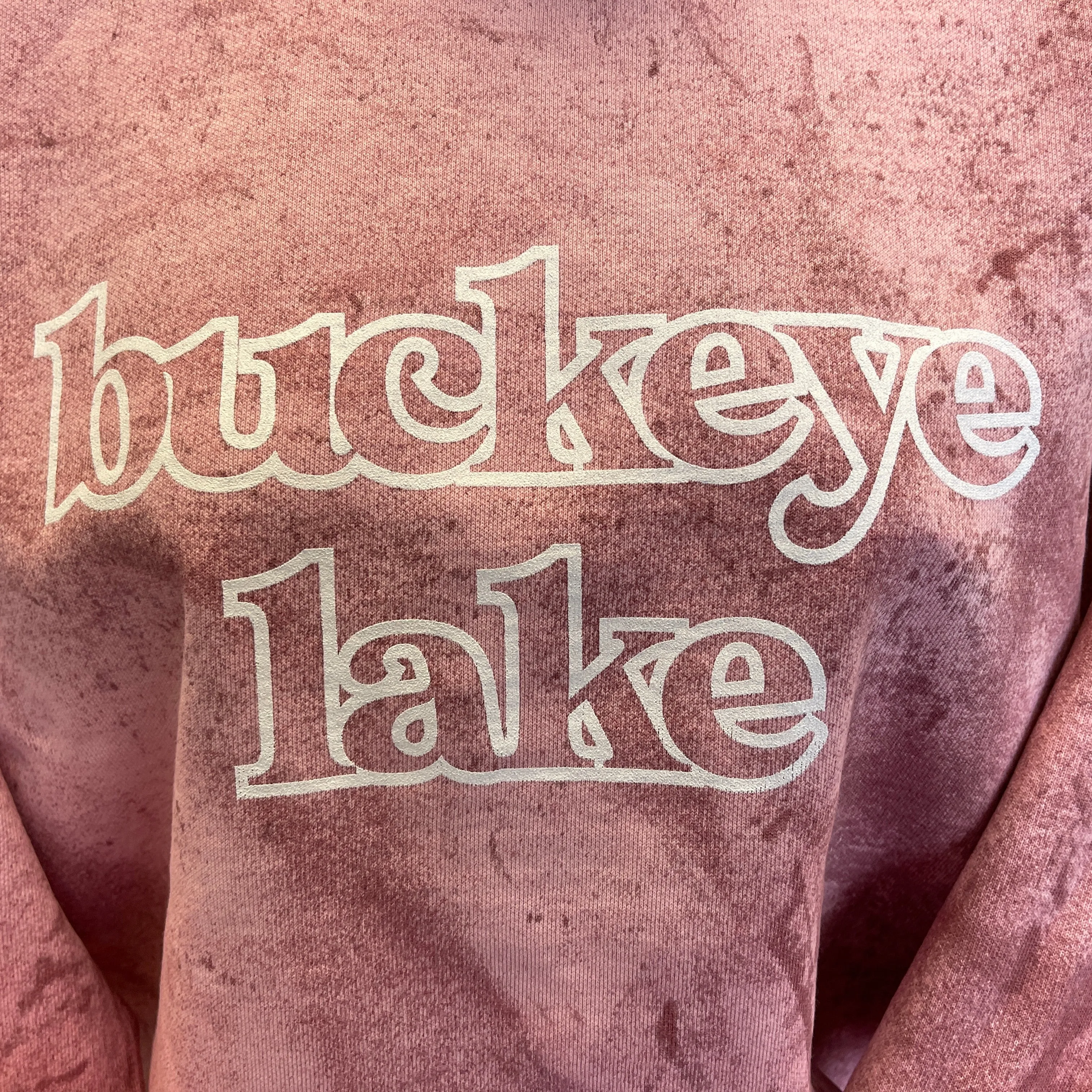 Buckeye Lake Hippie Font Sweatshirt