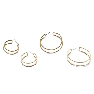 Circle Cage Hoops