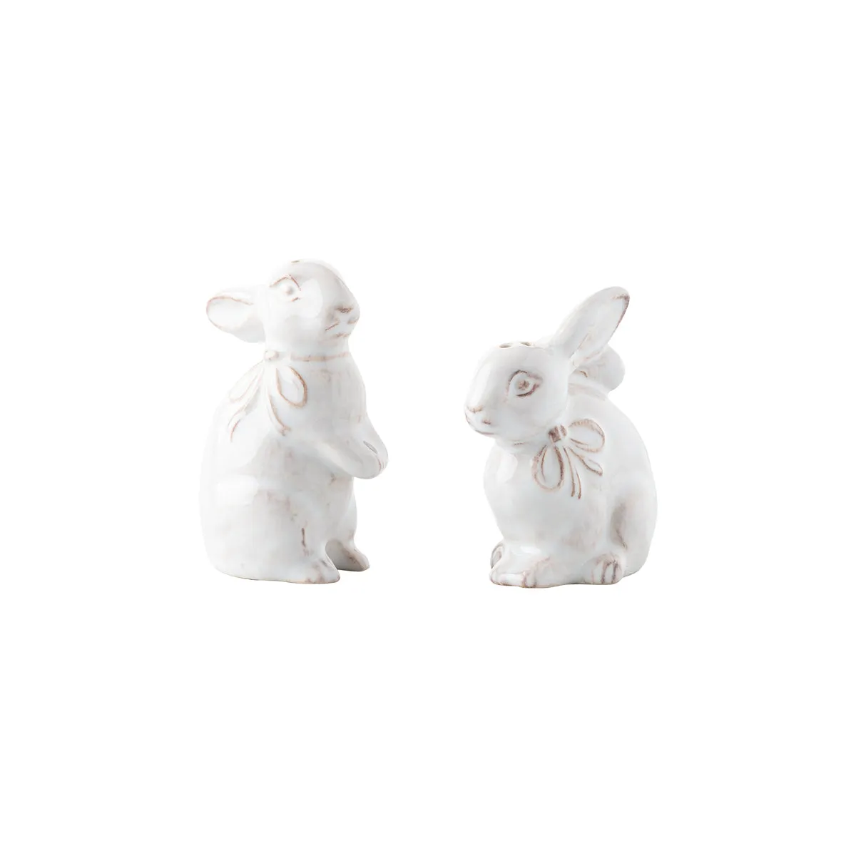 Clever Creatures Bunny Salt and Pepper Set/2pc