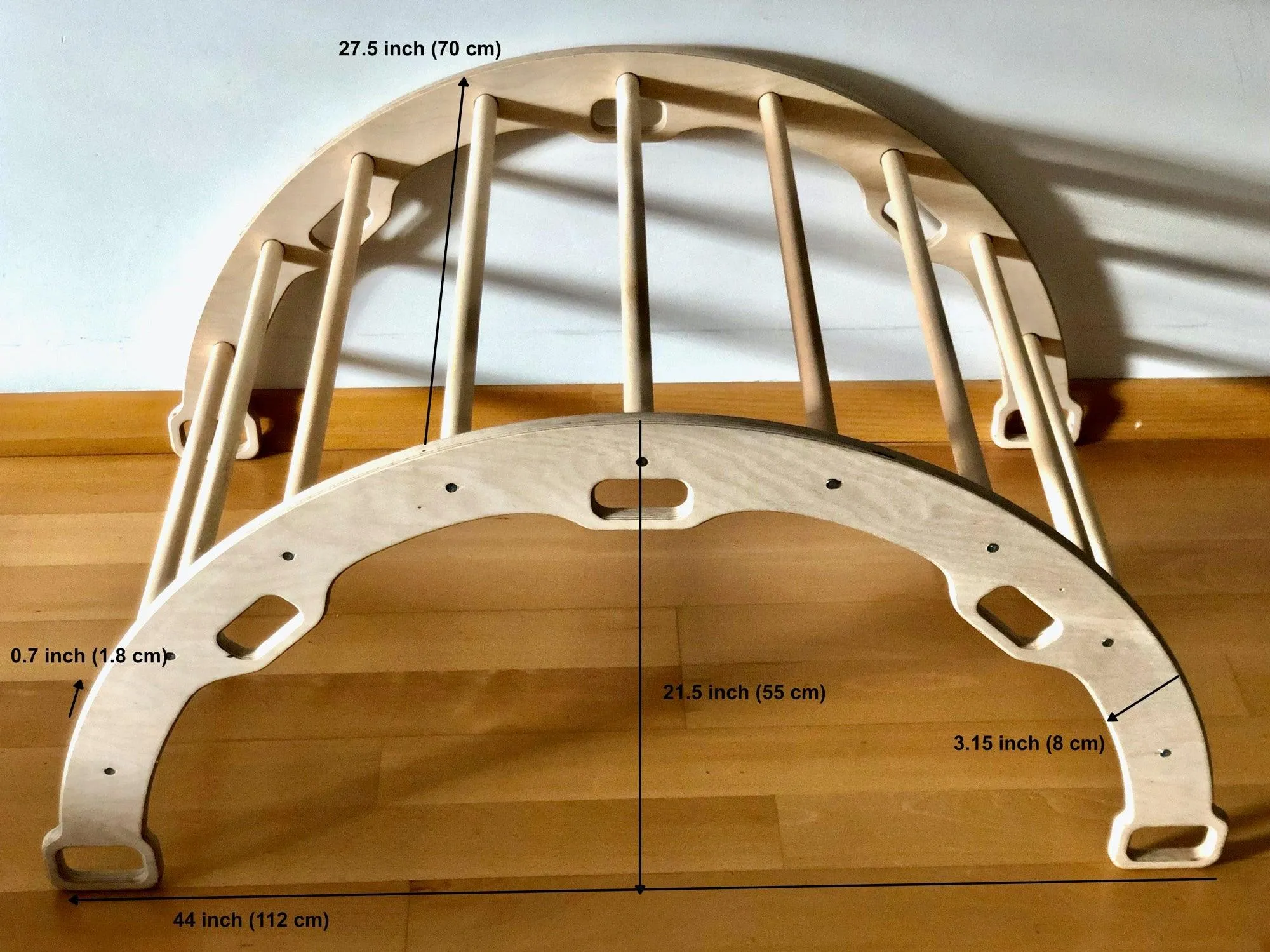 Climbing Arch/Rocker With 2 Ramps