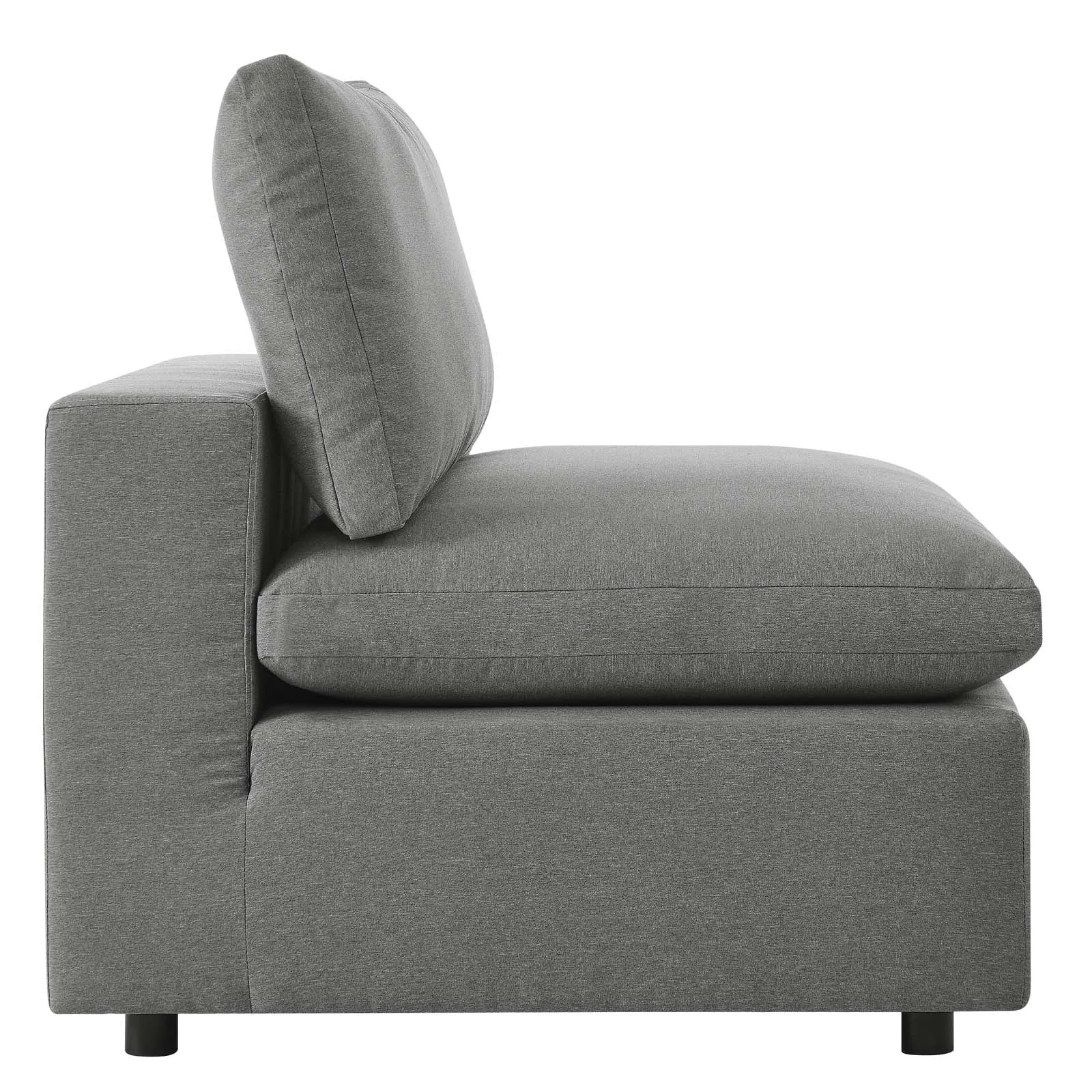 Commix Overstuffed Outdoor Patio Armless Chair by Modway