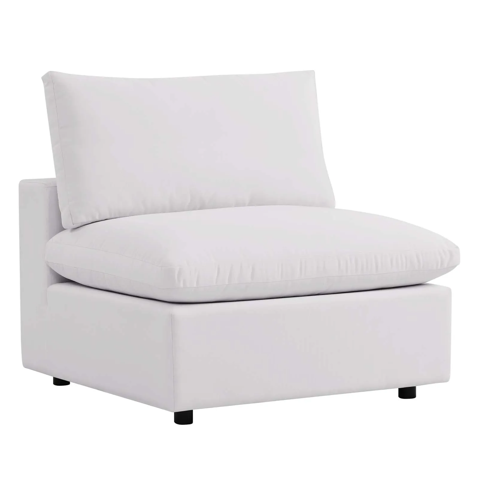 Commix Overstuffed Outdoor Patio Armless Chair by Modway