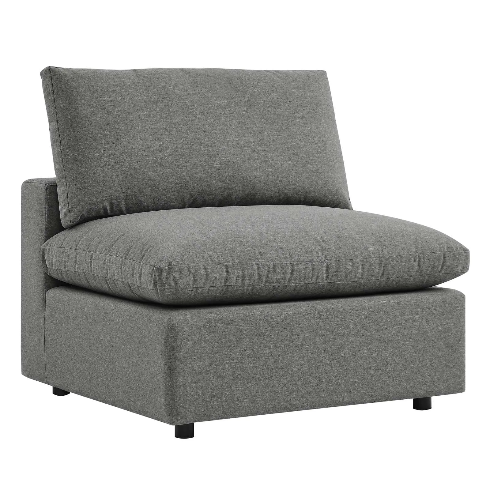 Commix Overstuffed Outdoor Patio Armless Chair by Modway