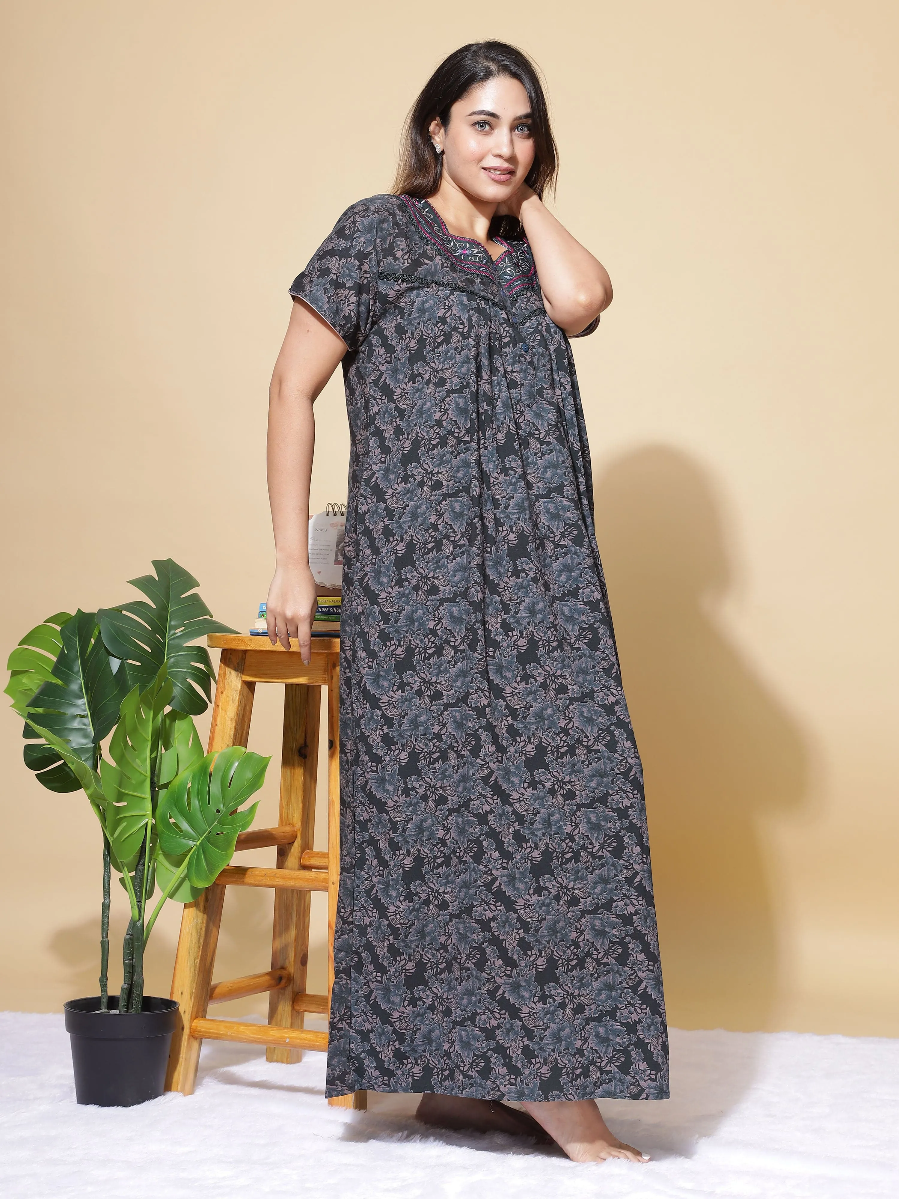 Crush Designer Nighty Dark Green