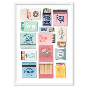 Custom Matchbox Art | Your Details - Art Print