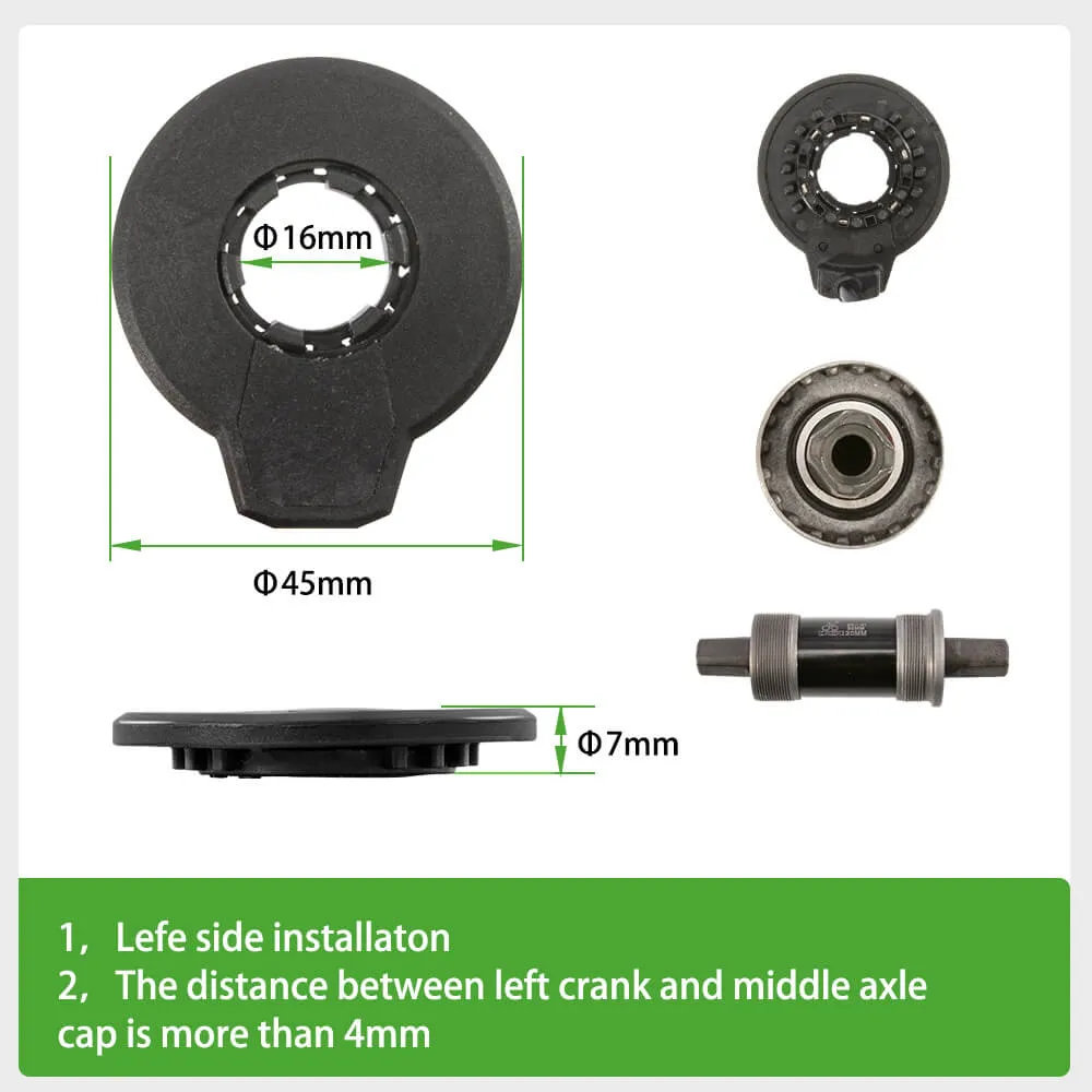 E-Bike Conversion Kit 36V 350W Rear Motor Kit for Cassette with 36V 18Ah Battery and Charger