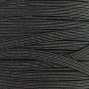 Elastic 1/8-inch Black - 4 yards