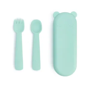 Feedie® Fork & Spoon Set - Mint