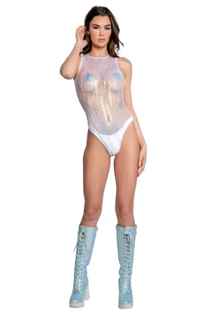 FR107 - Sequin Net Bodysuit***30% OFF***