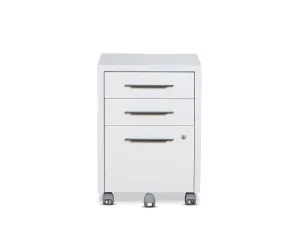 Gammel Mobile File Pedestal - White