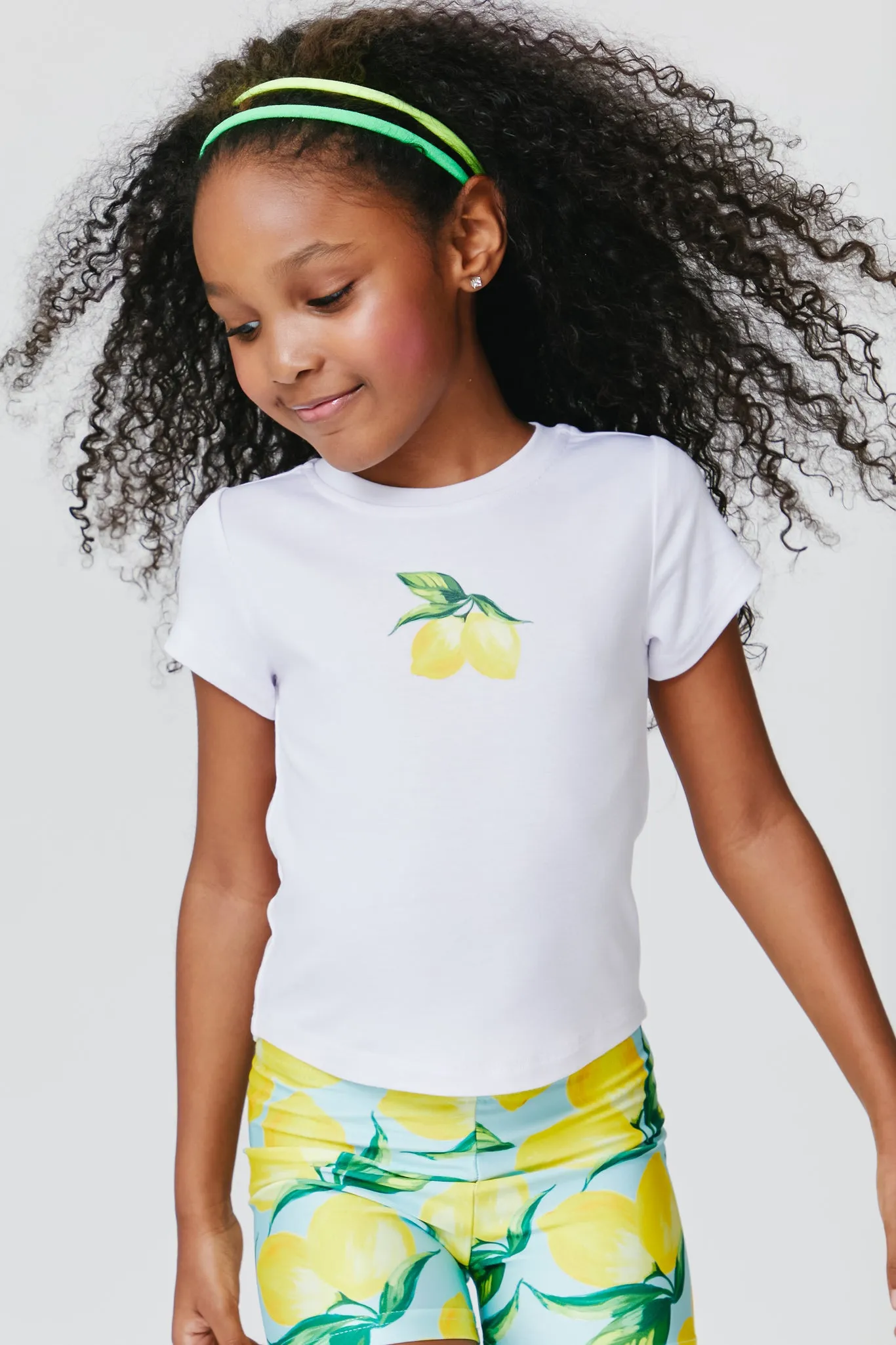 Girls Baby Tee with Lemon