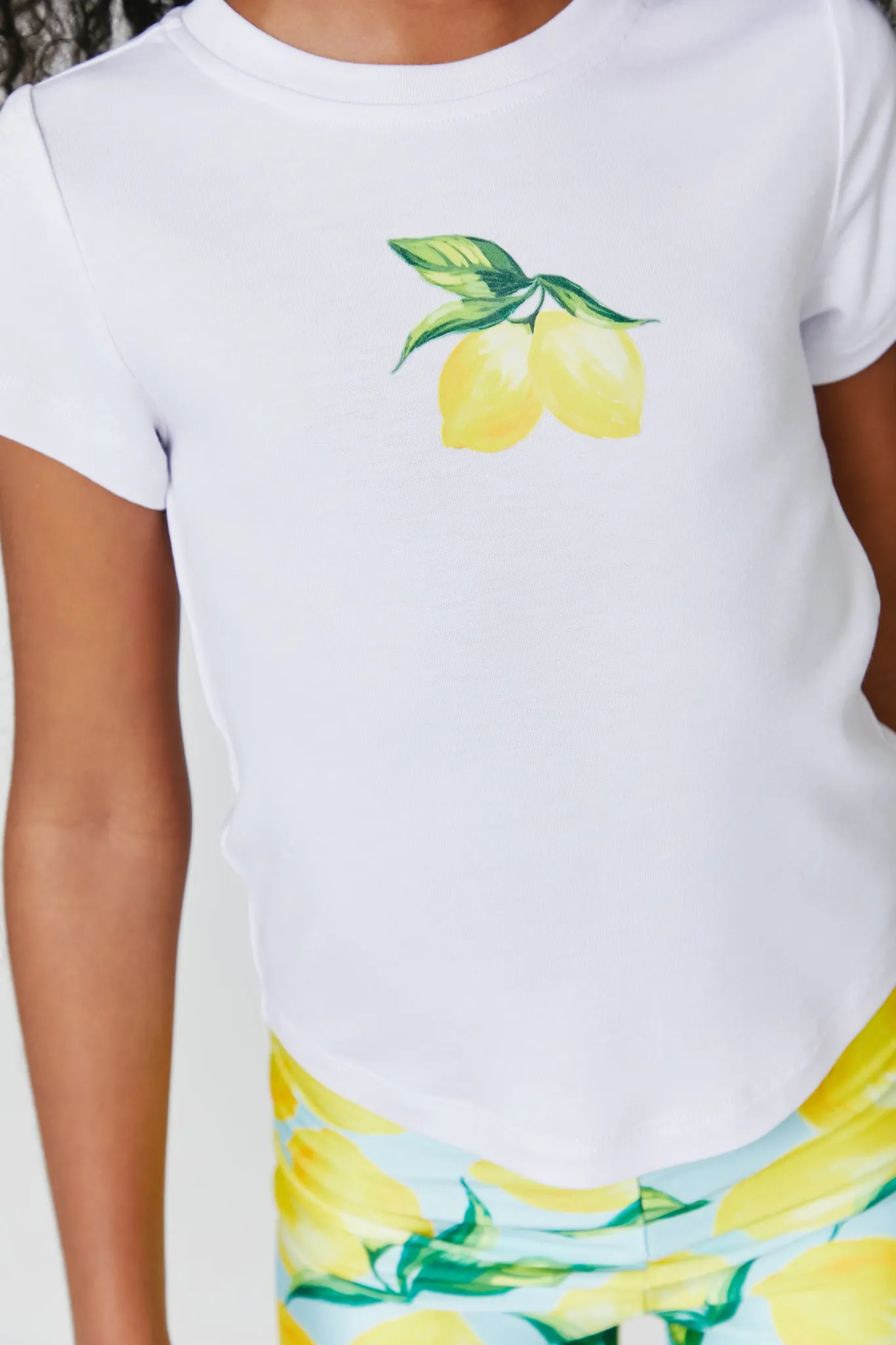 Girls Baby Tee with Lemon