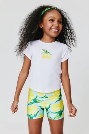 Girls Baby Tee with Lemon