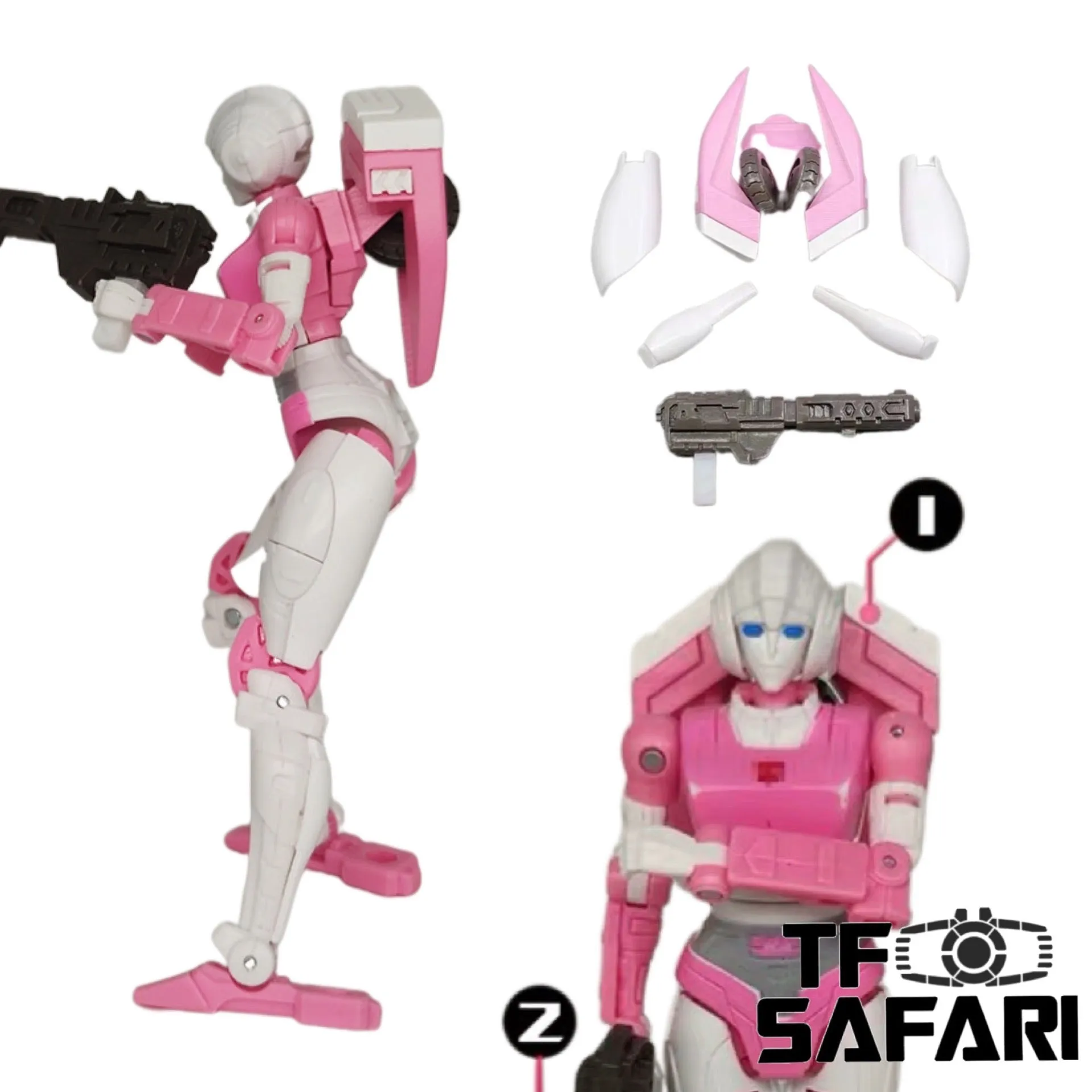 Go Better Studio GX-17 Upgrade Kits for WFC Earthrise  Arcee Upgrade Kit