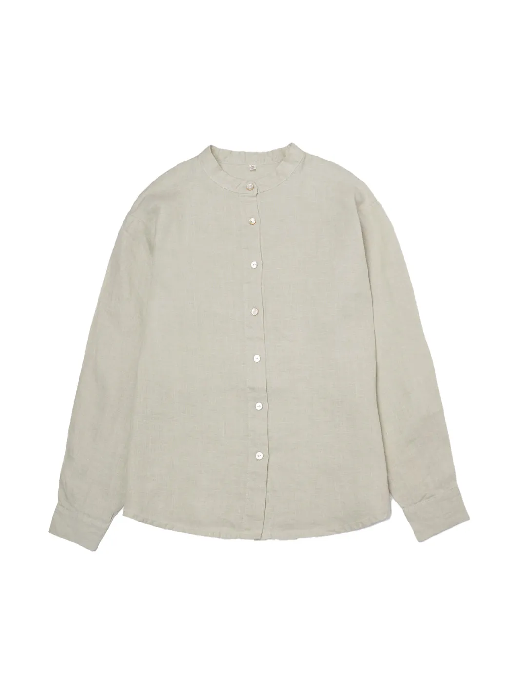 Hemp Women's Stand-up Collar Shirt