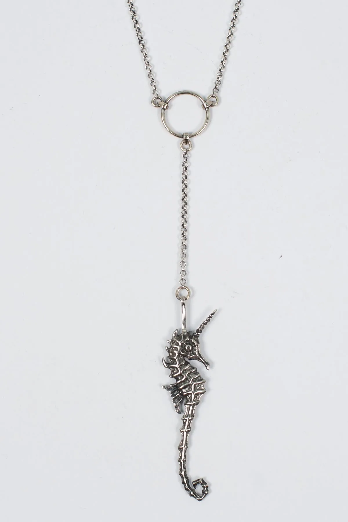 Hilmer x Sparrow Sea Horse With Ring Necklace