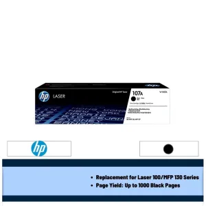 HP 107A Laser Toner Cartridge (Black)