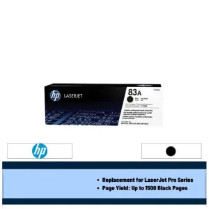 HP 83A (1.5K) Toner Cartridge (Black) (CF283A)