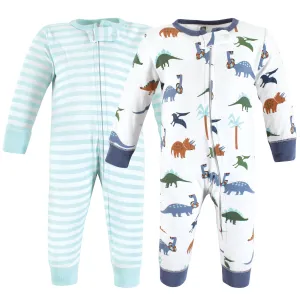 Hudson Baby Cotton Sleep and Play, Beach Dino