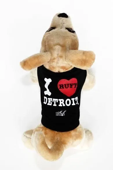 Ink Detroit I Ruff Detroit Baby Rib Dog Tank