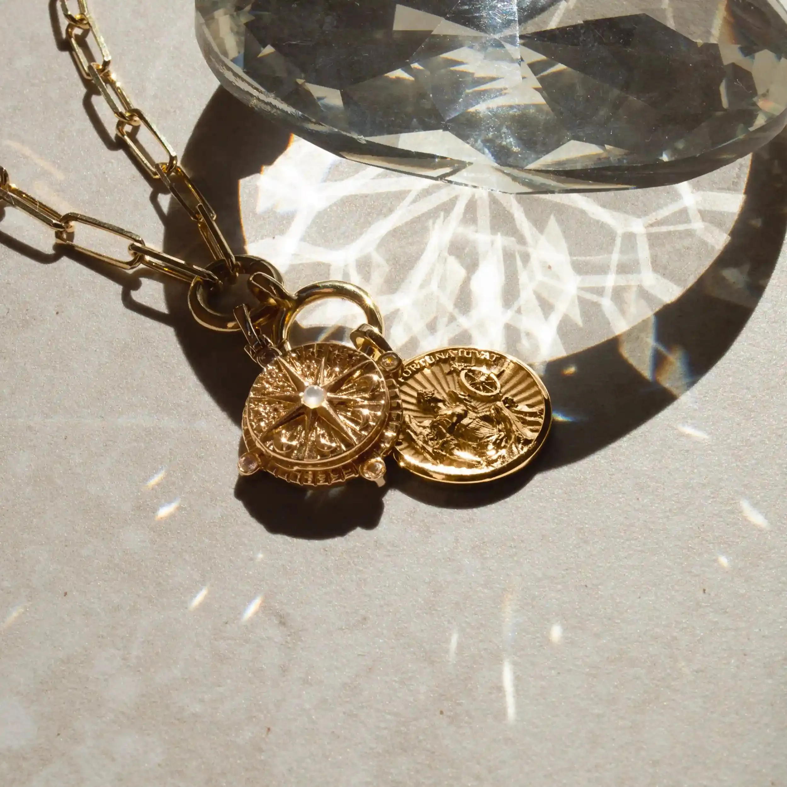 Inner Compass Necklace Set