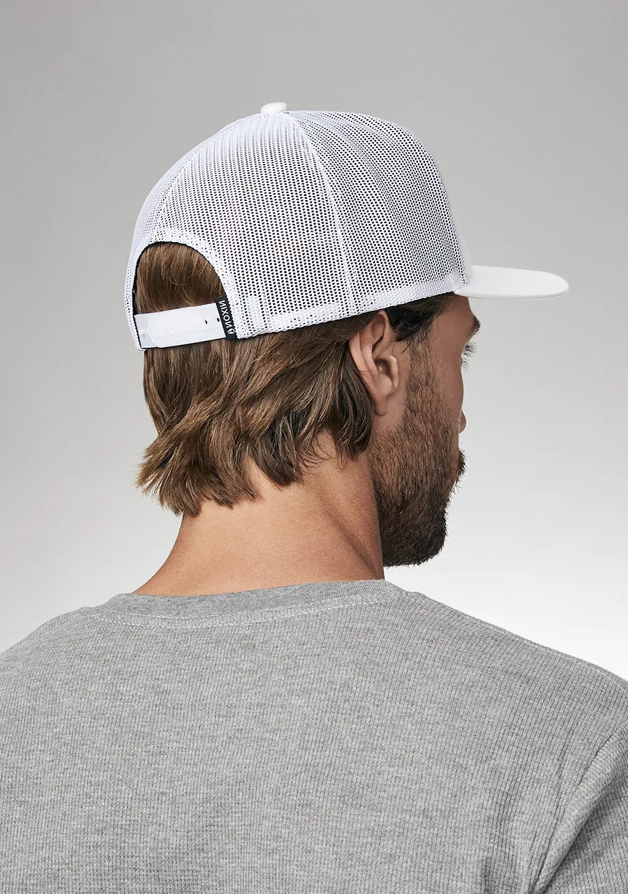 Keep It Clean Trucker - White / White