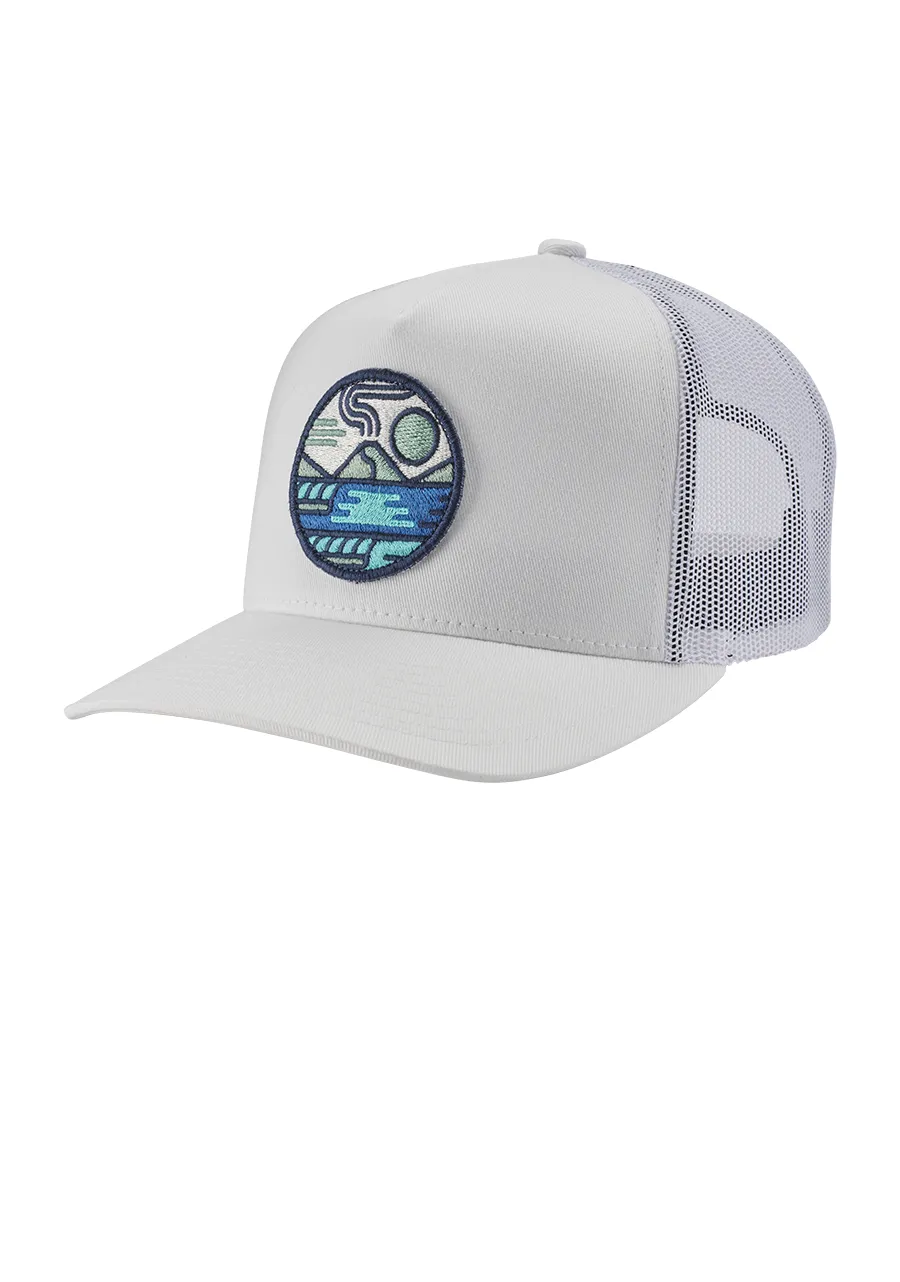 Keep It Clean Trucker - White / White