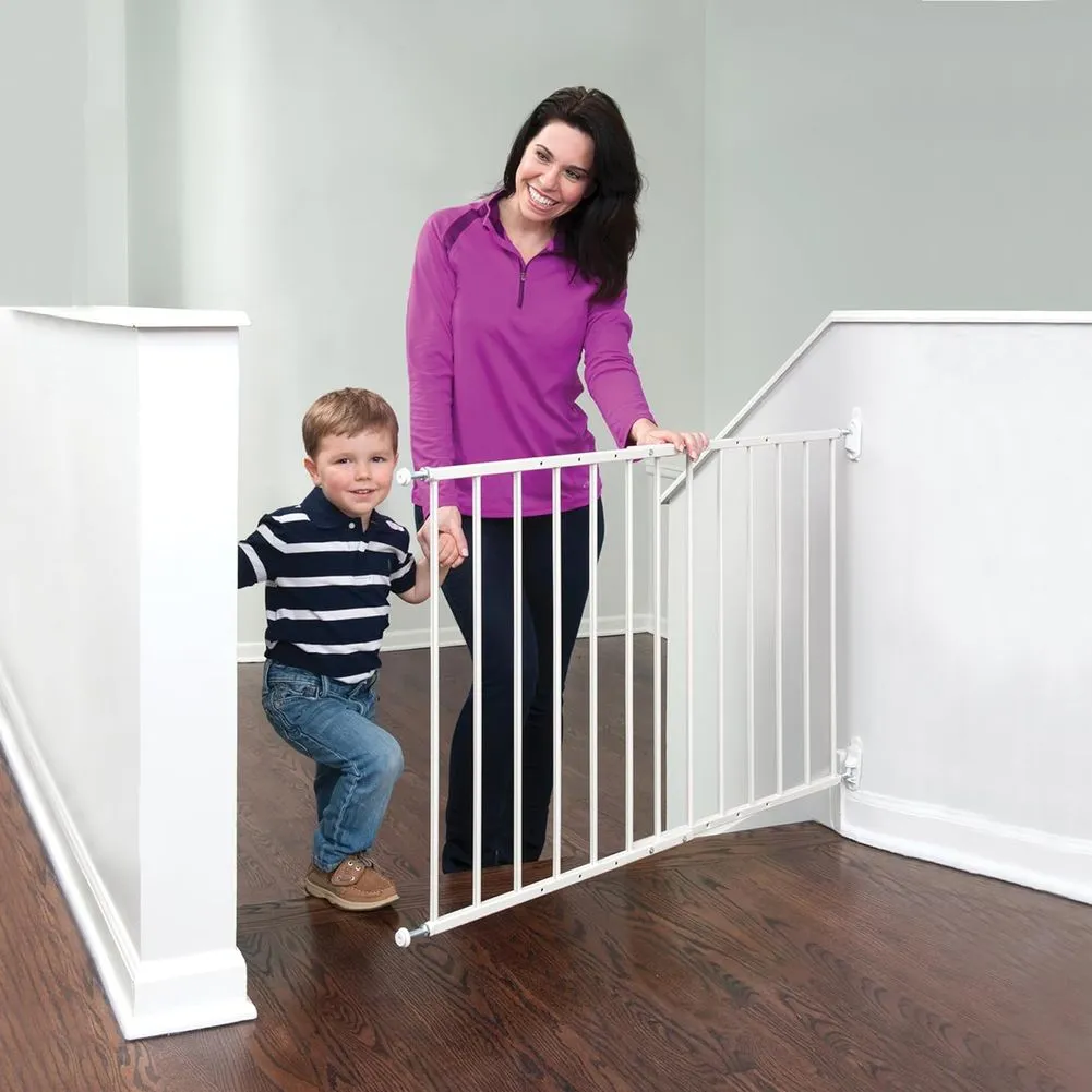 Kidco Quick Install Safeway (RTA2043) Hardware Mounted Baby Gate - White