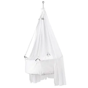 Leander Canopy for Cradle White