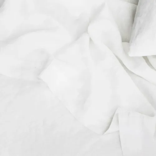 LINEN SHEET SET | 4 PC | WHITE