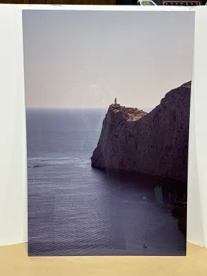 Metal Photo Print of Sea/Cliff