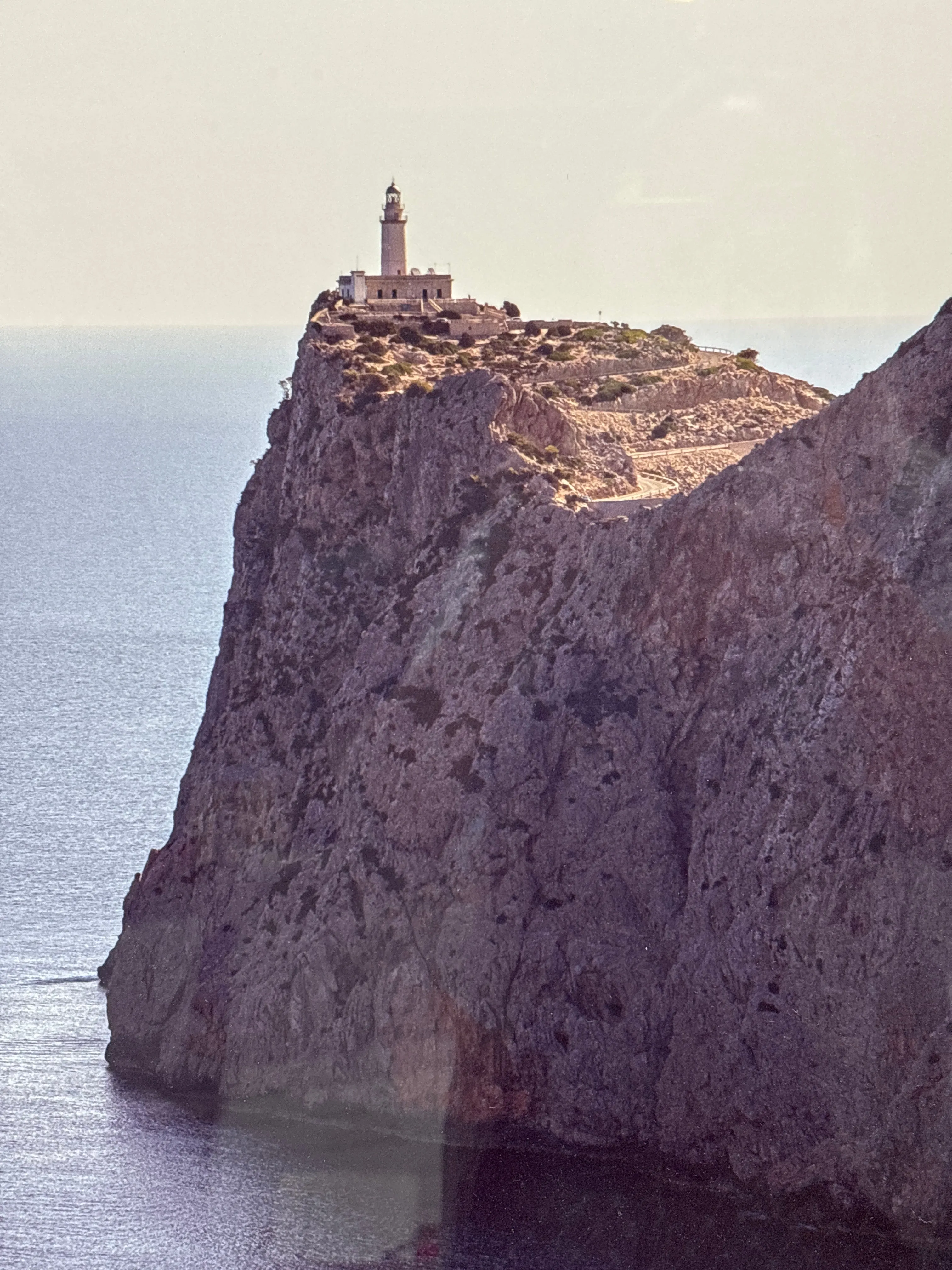 Metal Photo Print of Sea/Cliff