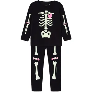 Name It Black Pink Oween Top Set Spoonleton