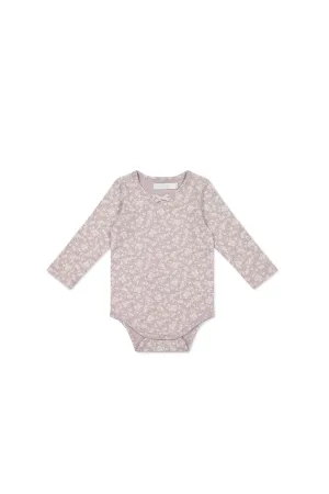 Organic Cotton Long Sleeve Bodysuit - Sadie Luna