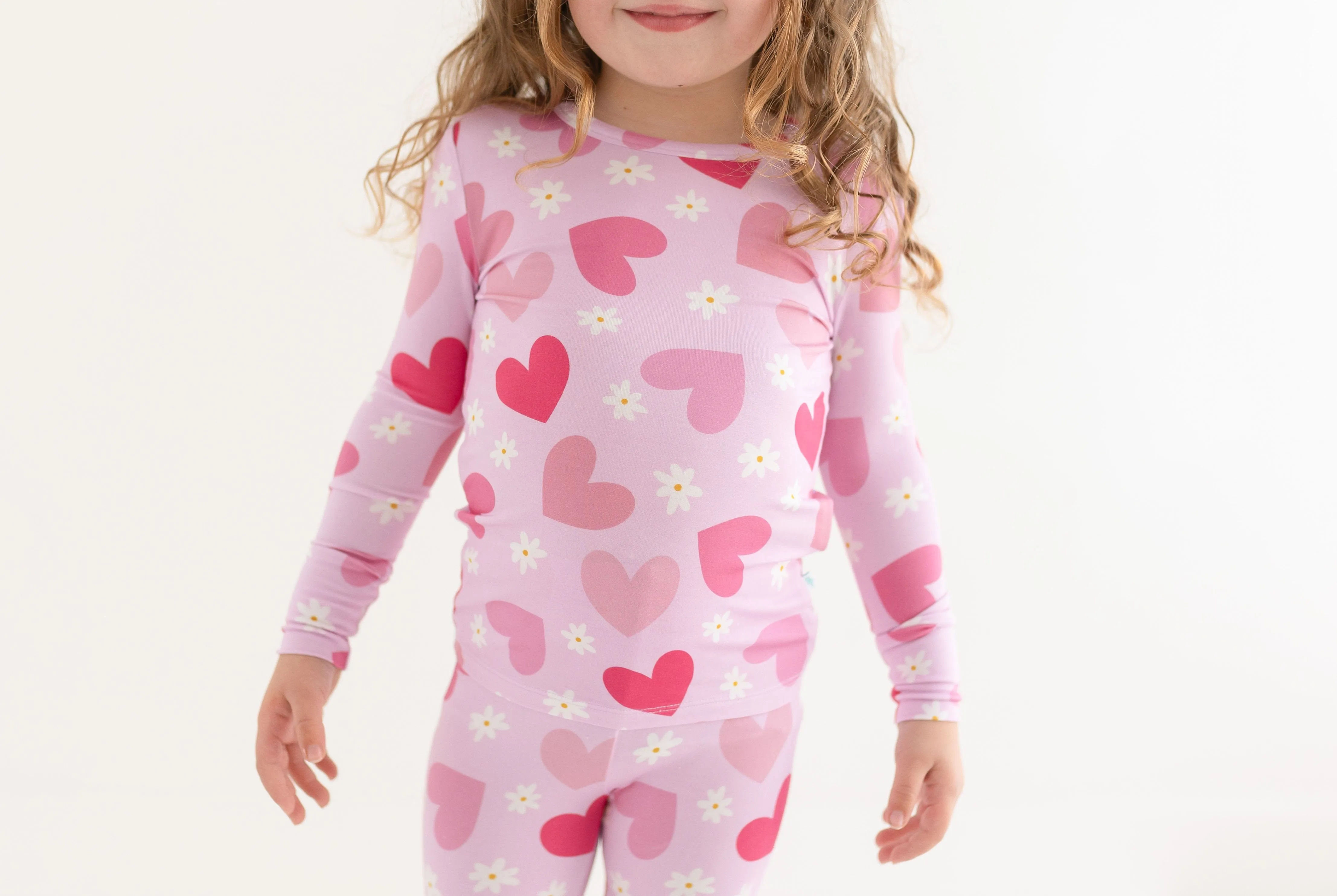 POS Daisy Love Long Sleeve Pajama Hearts