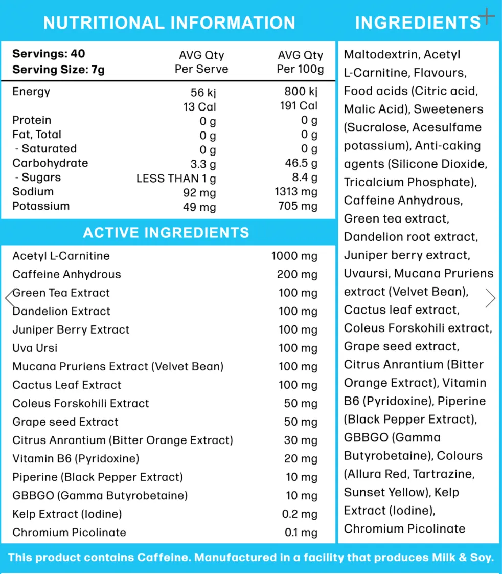 Reset Nutrition Miracle Thermogenic