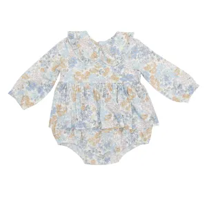 Ruffle Peter Pan Collar bubble with skirt