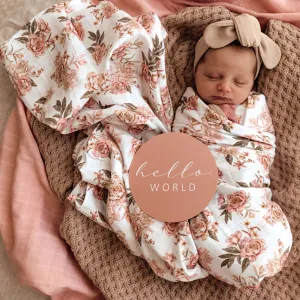 Snuggle Hunny Kids | Organic Muslin Wrap - Rosette