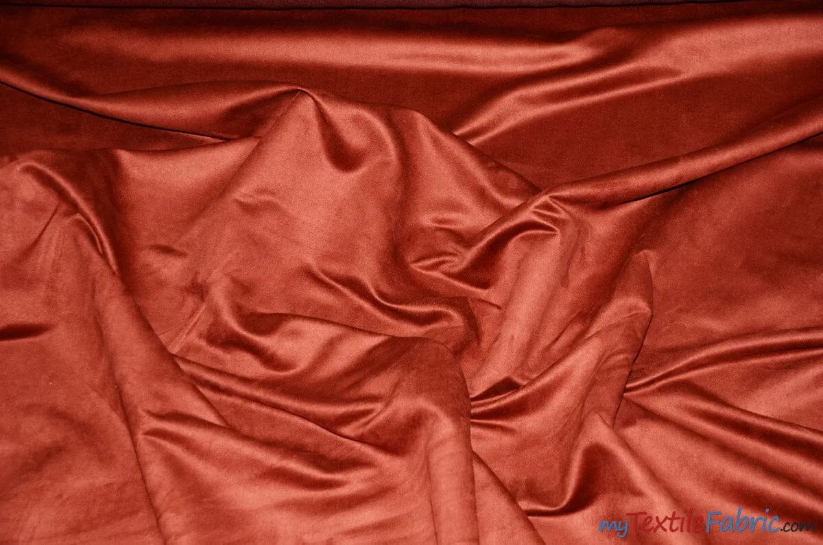 Suede Fabric | Microsuede | 40 Colors | 60" Wide | Faux Suede | Upholstery Weight, Tablecloth, Bags, Pouches, Cosplay, Costume | Wholesale Bolt |