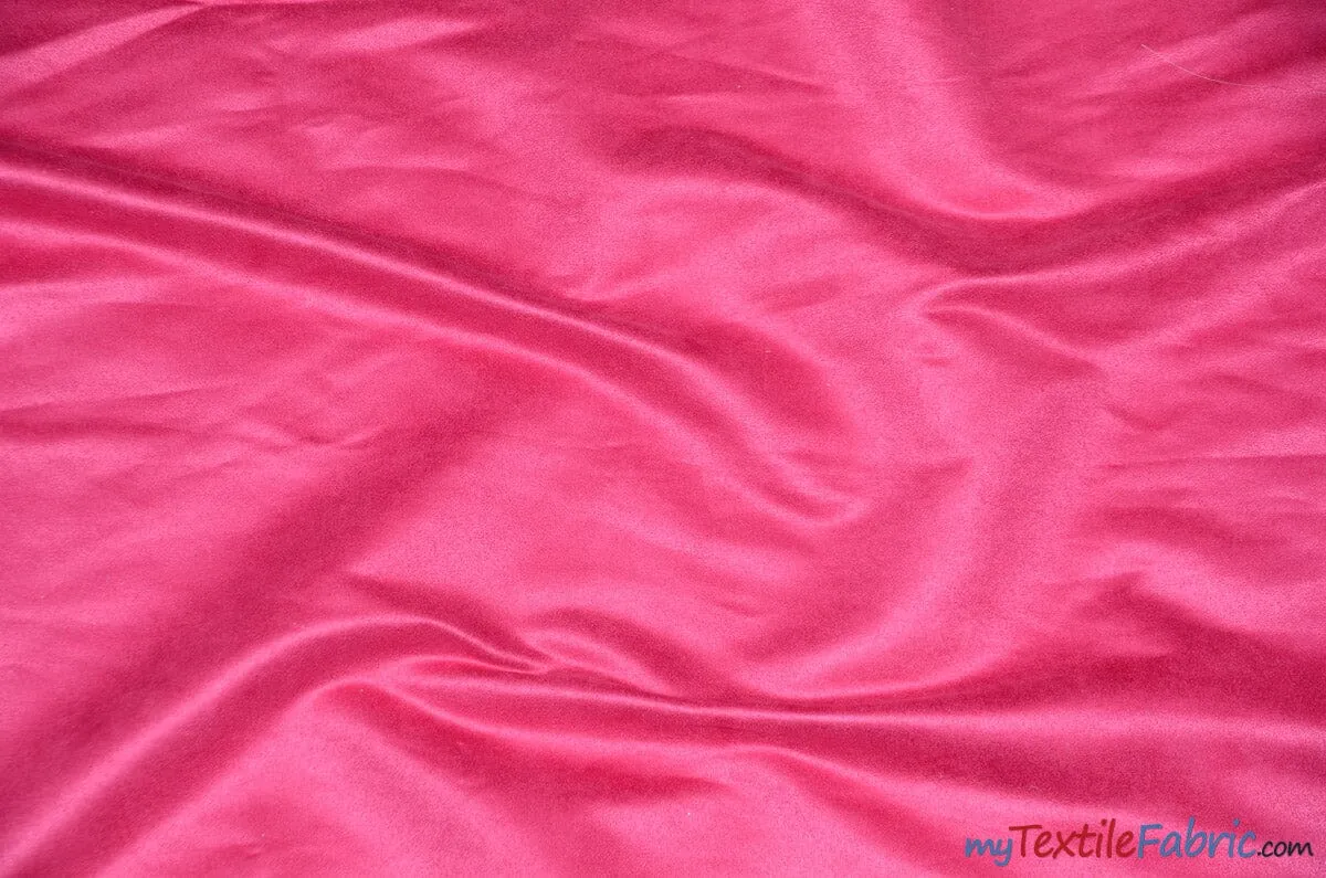 Suede Fabric | Microsuede | 40 Colors | 60" Wide | Faux Suede | Upholstery Weight, Tablecloth, Bags, Pouches, Cosplay, Costume | Wholesale Bolt |