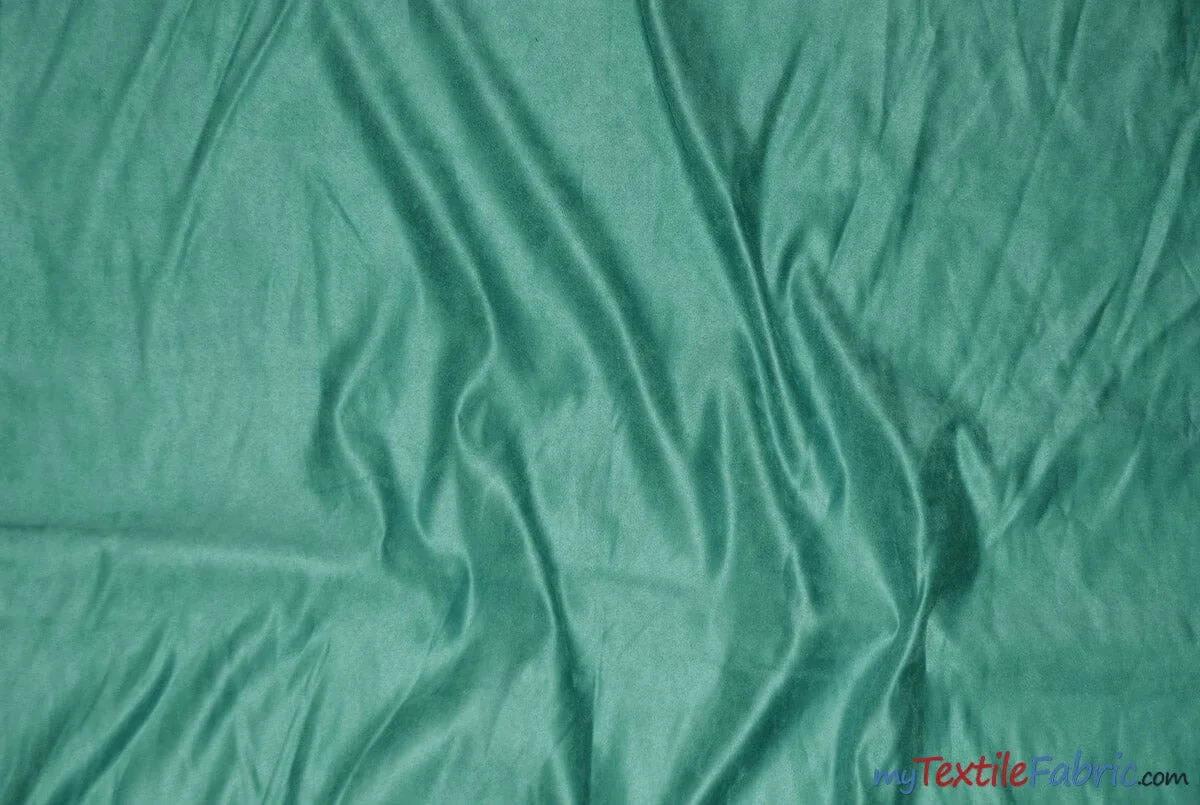 Suede Fabric | Microsuede | 40 Colors | 60" Wide | Faux Suede | Upholstery Weight, Tablecloth, Bags, Pouches, Cosplay, Costume | Wholesale Bolt |